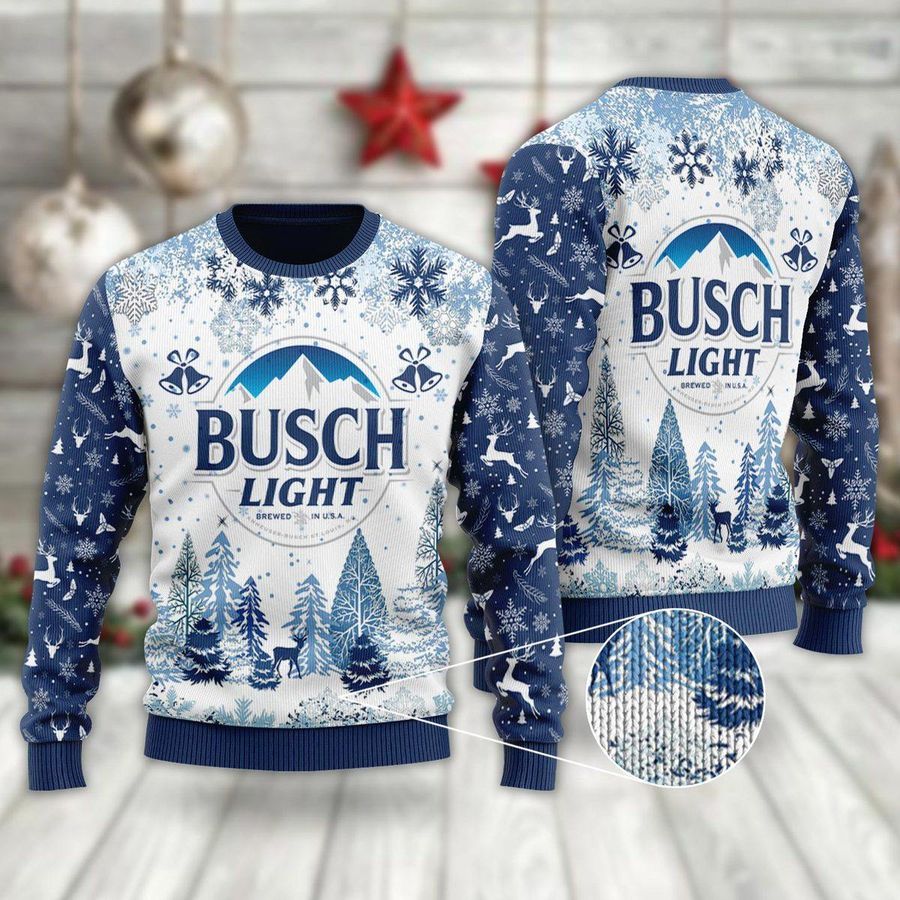 Busch Light Ugly Christmas Sweater - 448