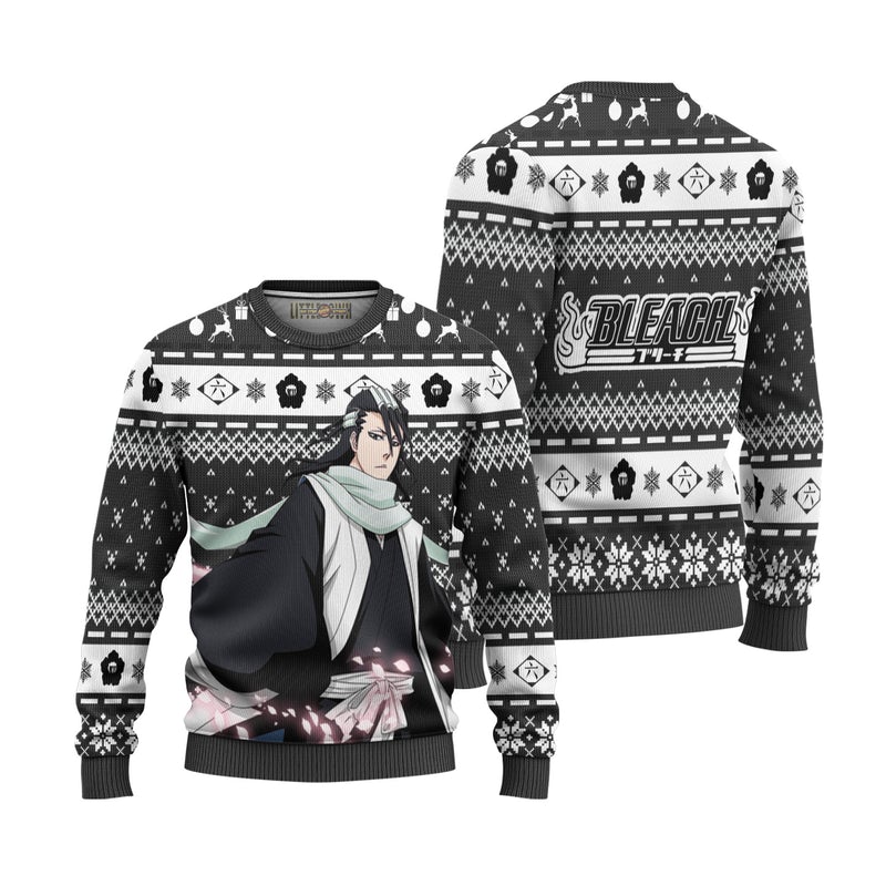  Byakuya Kuchiki Ugly Christmas Sweater Custom Bleach Anime Xmas Gift 