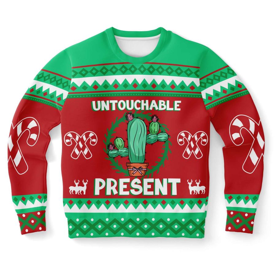 Cactus Untouchable Ugly Christmas Sweater - 7