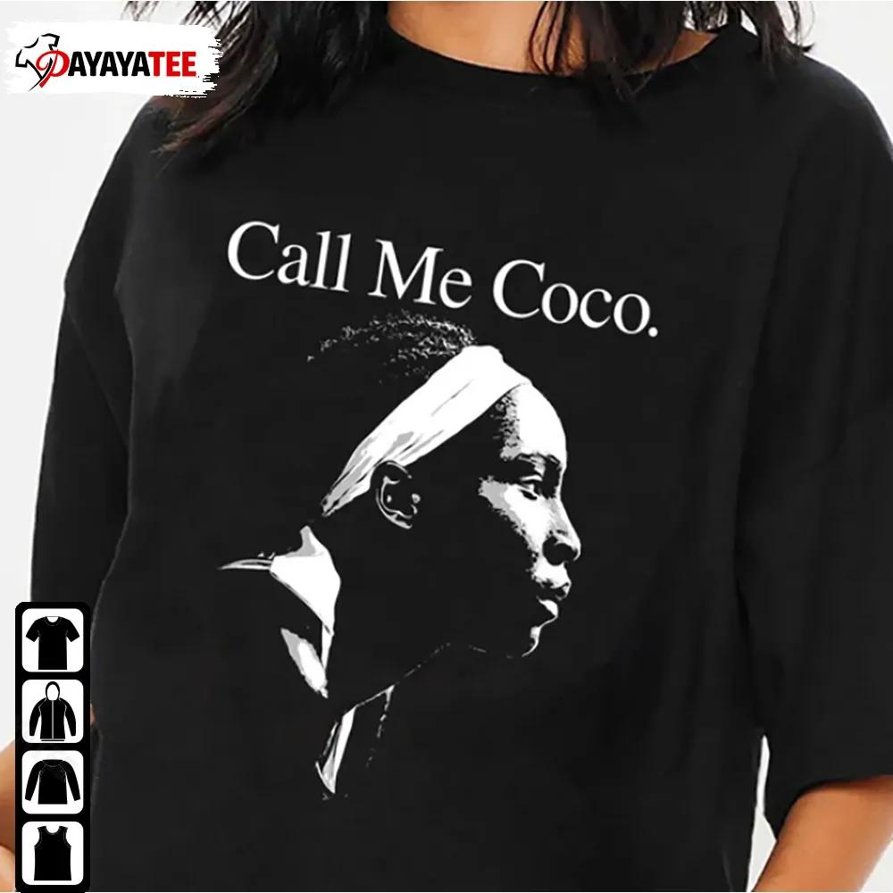 Call Me Coco Gauff Shirt Coco Gauff Unisex Merch Gift