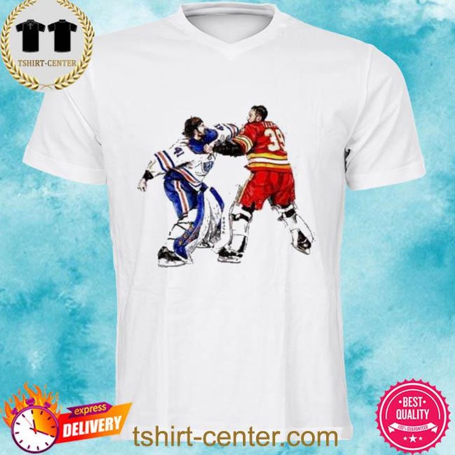 Cam Talbot Mike Smith Fight Battle Of Alberta Shirt
