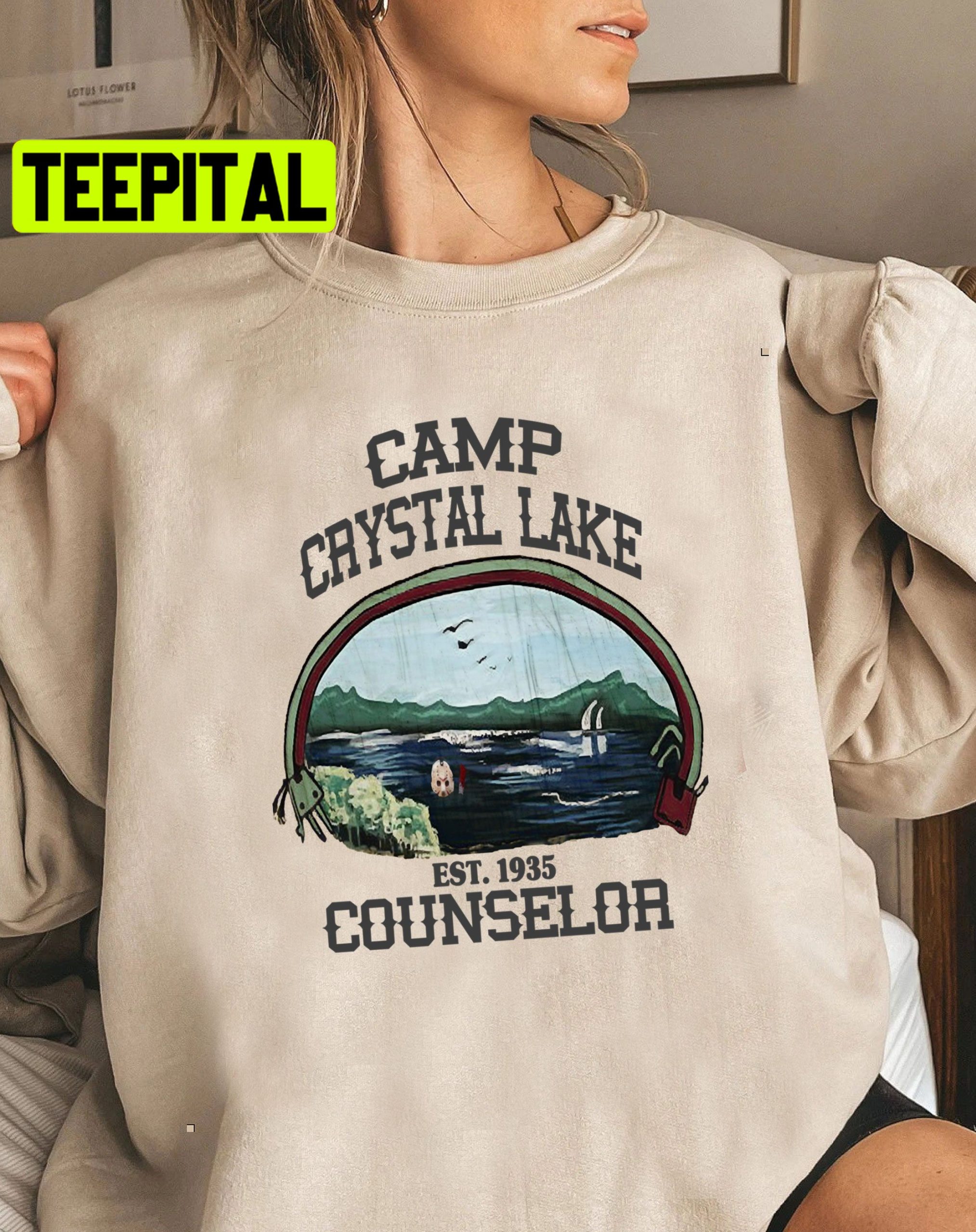 Camp Crystal Lake Counselor Halloween Trending Unisex Sweatshirt