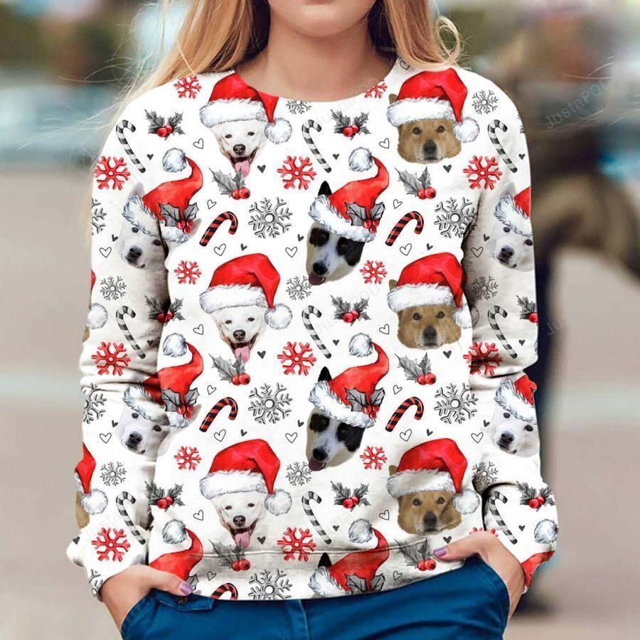 Canaan Dog Ugly Christmas Sweater All Over Print Sweatshirt Ugly