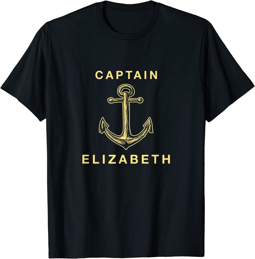 Captain Elizabeth Funny Seaman Humor Yachtsman First Name