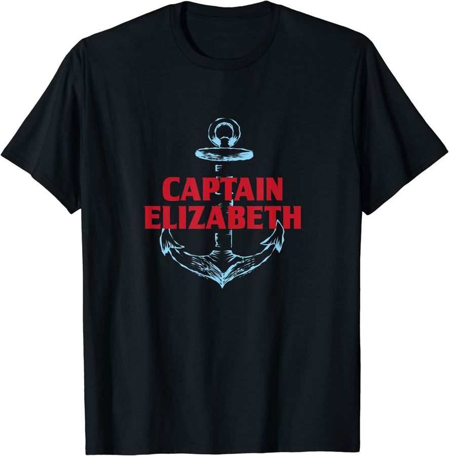 Captain Elizabeth Personalized Name Custom Nickname Boating_1