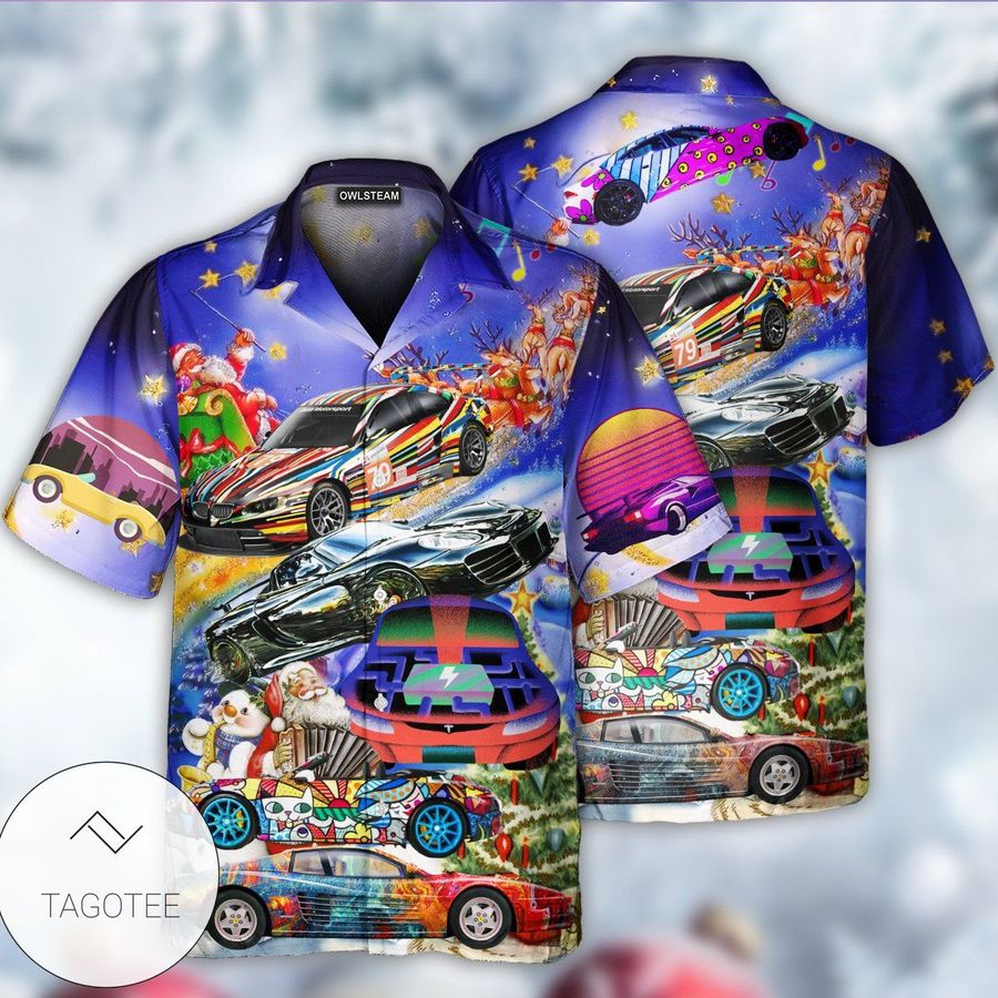 Car Funny For Christmas Hawaiian Shirt