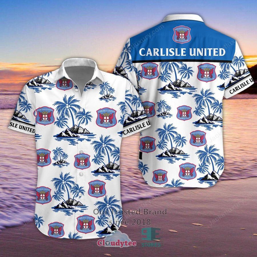 Carlisle United Island Hawaiian Shirt, Short – LIMITED EDITION