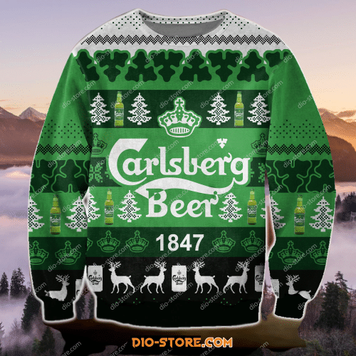 CARLSBERG BEER 1847 UGLY CHRISTMAS SWEATER, Ugly Sweater, Christmas Sweaters, Hoodie, Sweater.png