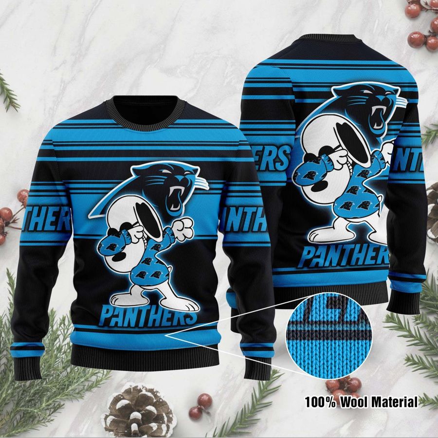 Carolina Panthers D Full Printed Sweater Shirt For Football Fan