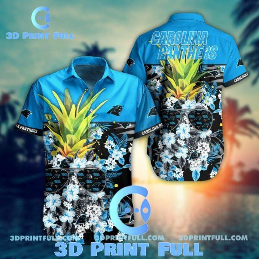 Carolina Panthers Hawaiian Shirt Pineapple Trending