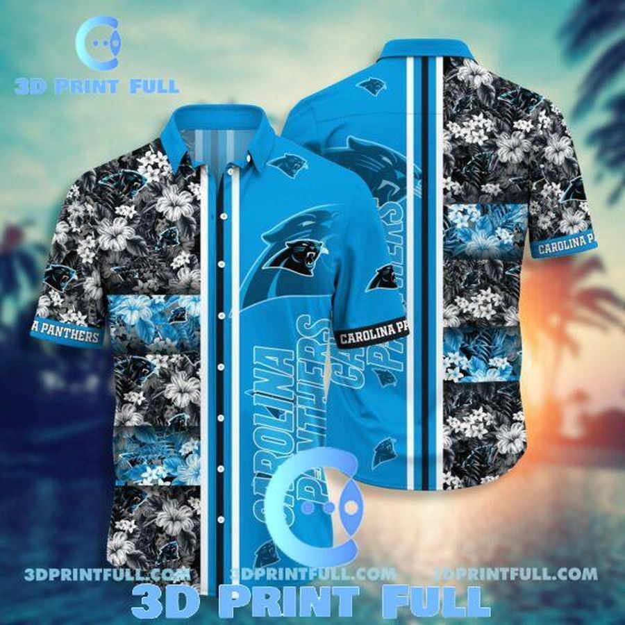 Carolina Panthers Hawaiian Shirt Short Style Hot Trending 1