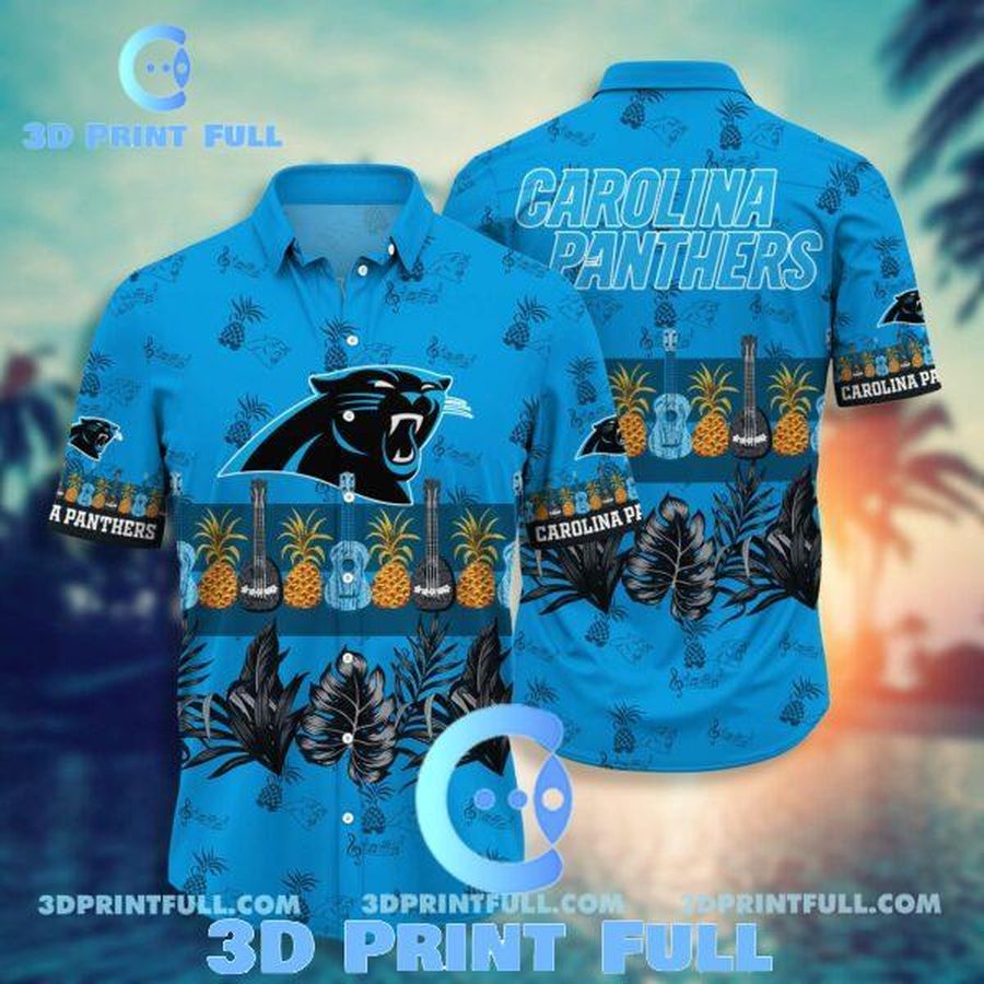 Carolina Panthers Hawaiian Shirt Short Trending Summer 2