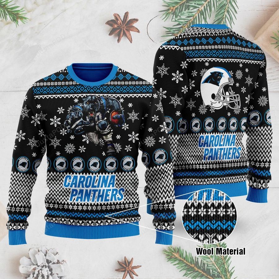 Carolina Panthers Ugly Sweater, Ugly Sweater, Christmas Sweaters, Hoodie, Sweater