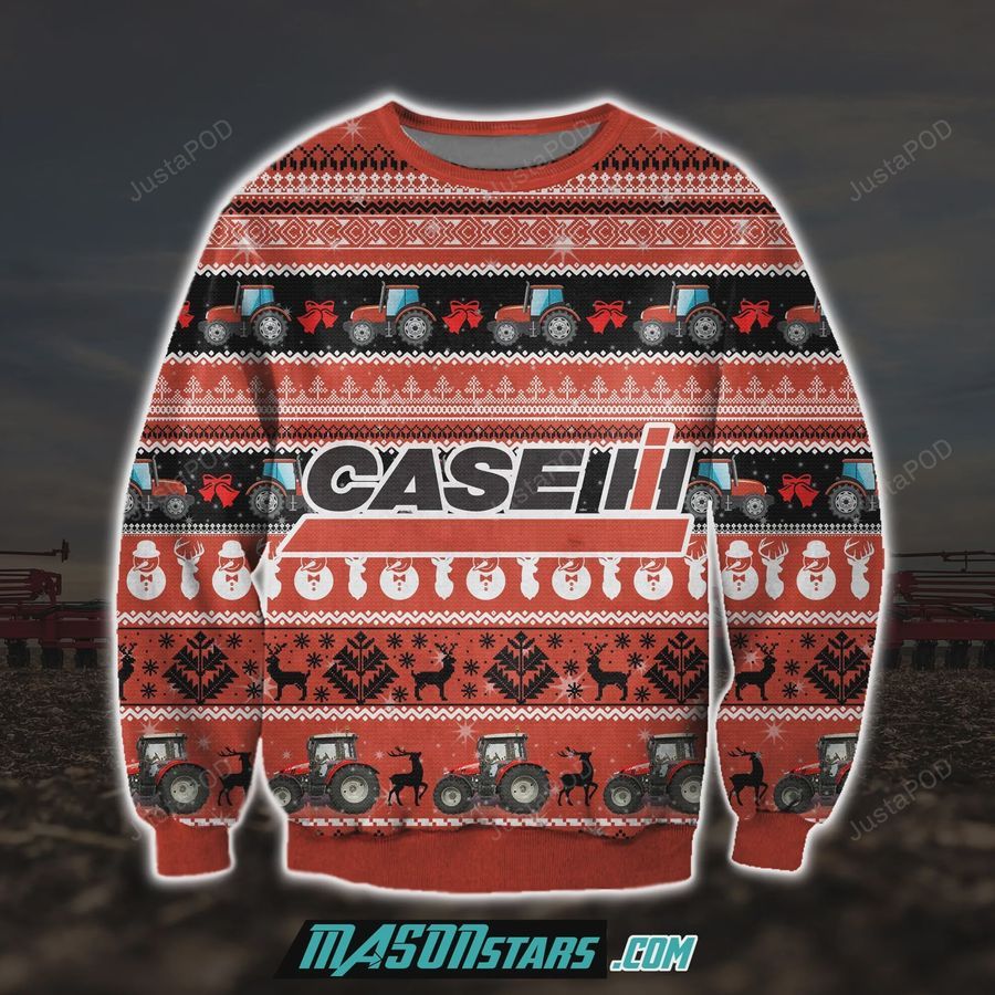 Case Ih 3D All Over Print Ugly Christmas Sweater Ugly