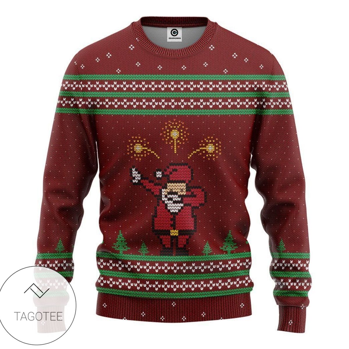 Casespring Santa Dab Ugly Sweater