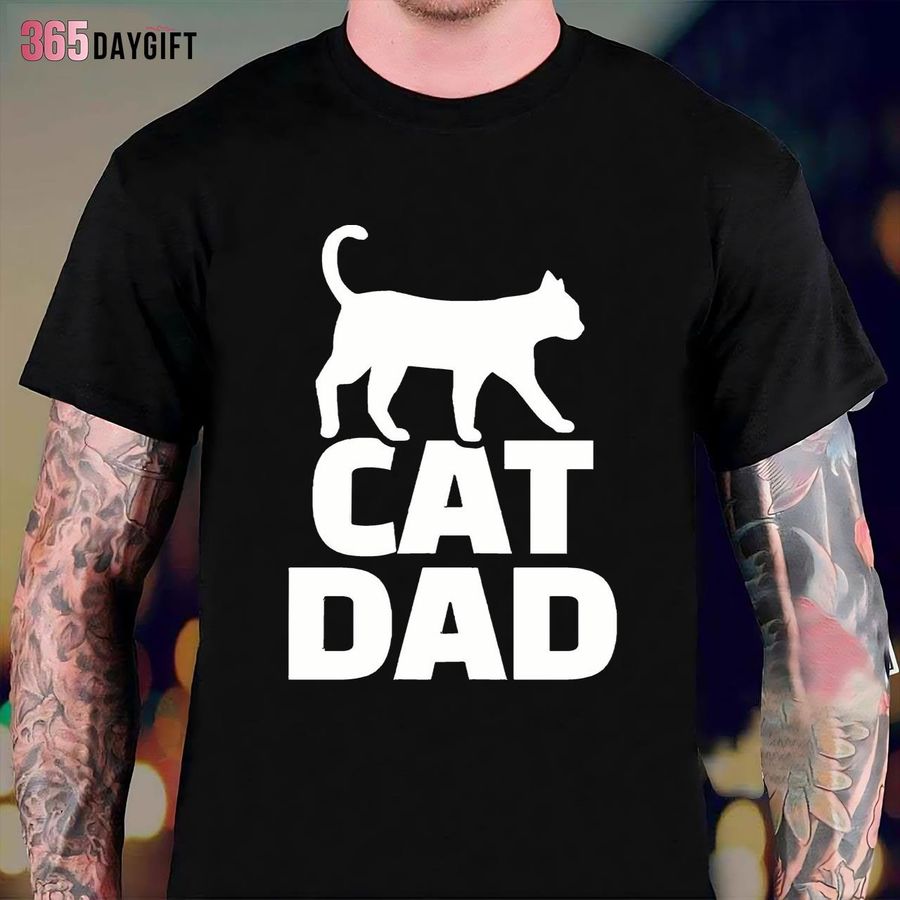 Cat Dad Personalized Cat Dad Shirt