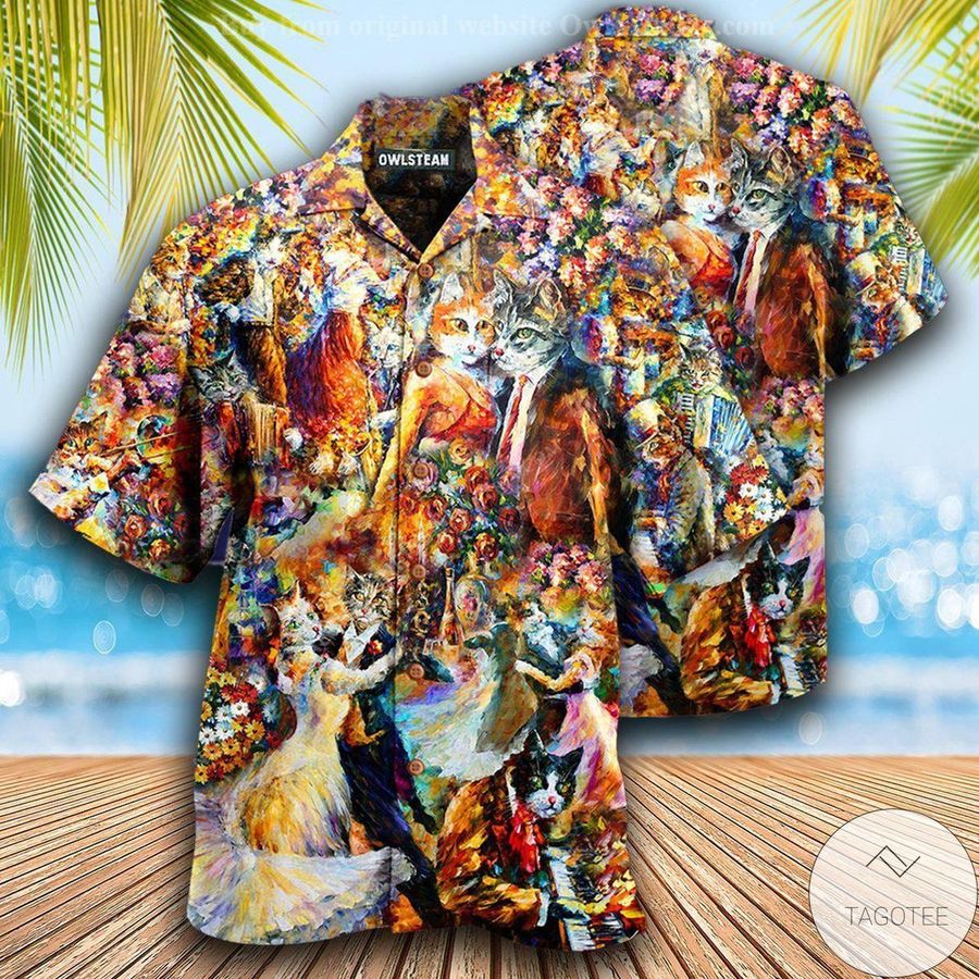 Cat Sound Of The Dance Hawaiian Shirt