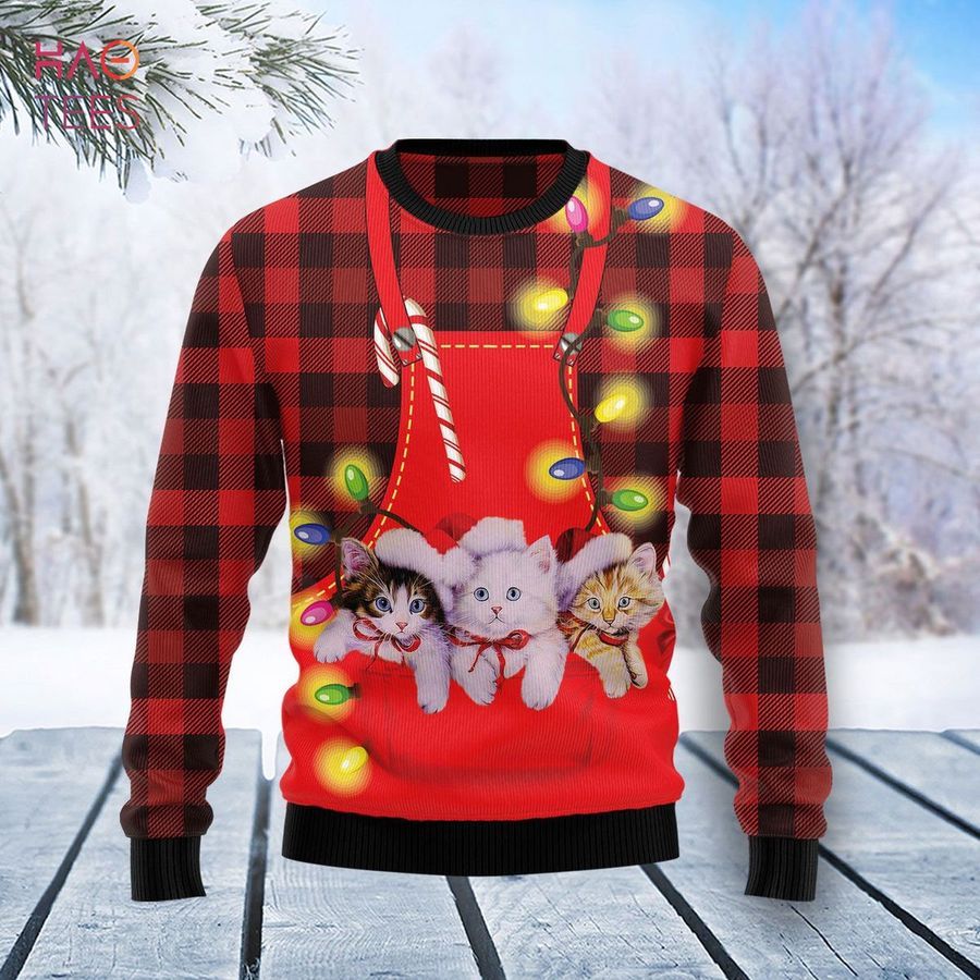 Cat Ugly Christmas Sweater Limited Edition