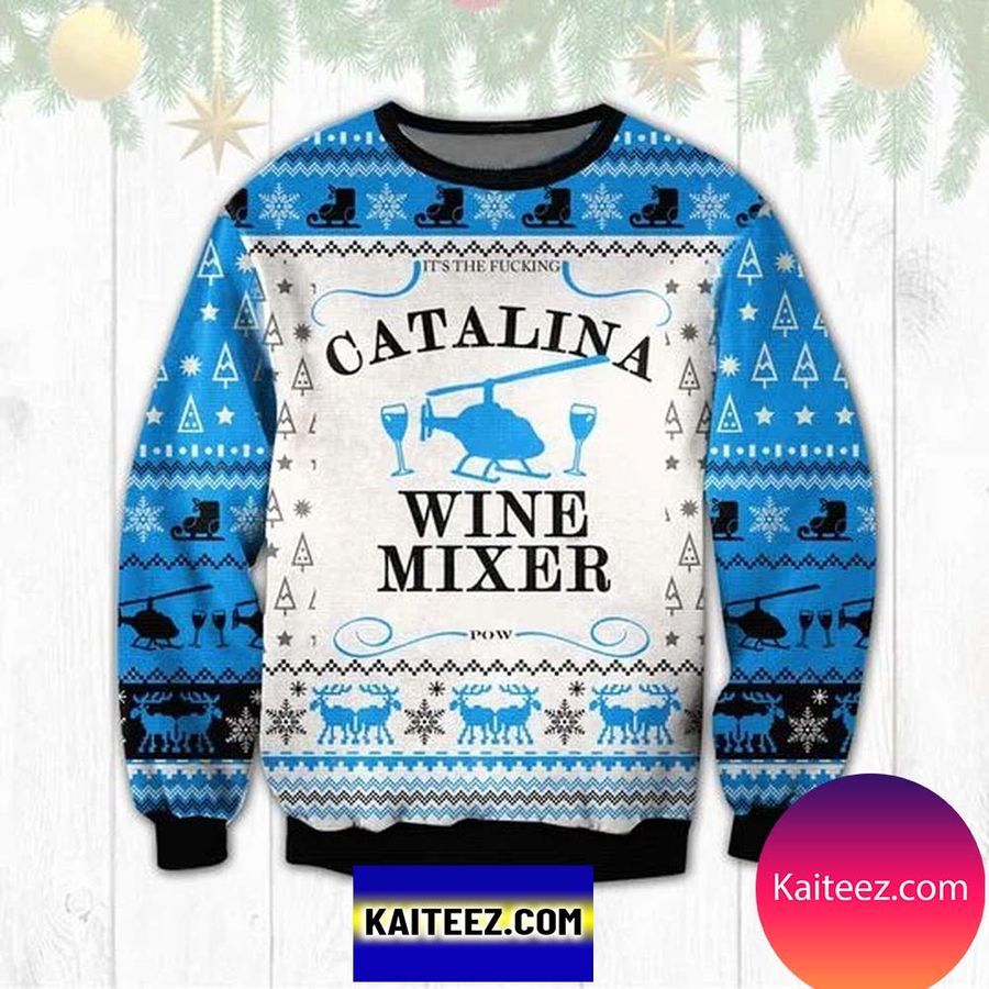 Catalina Wine Mixer 3D Christmas Ugly Sweater