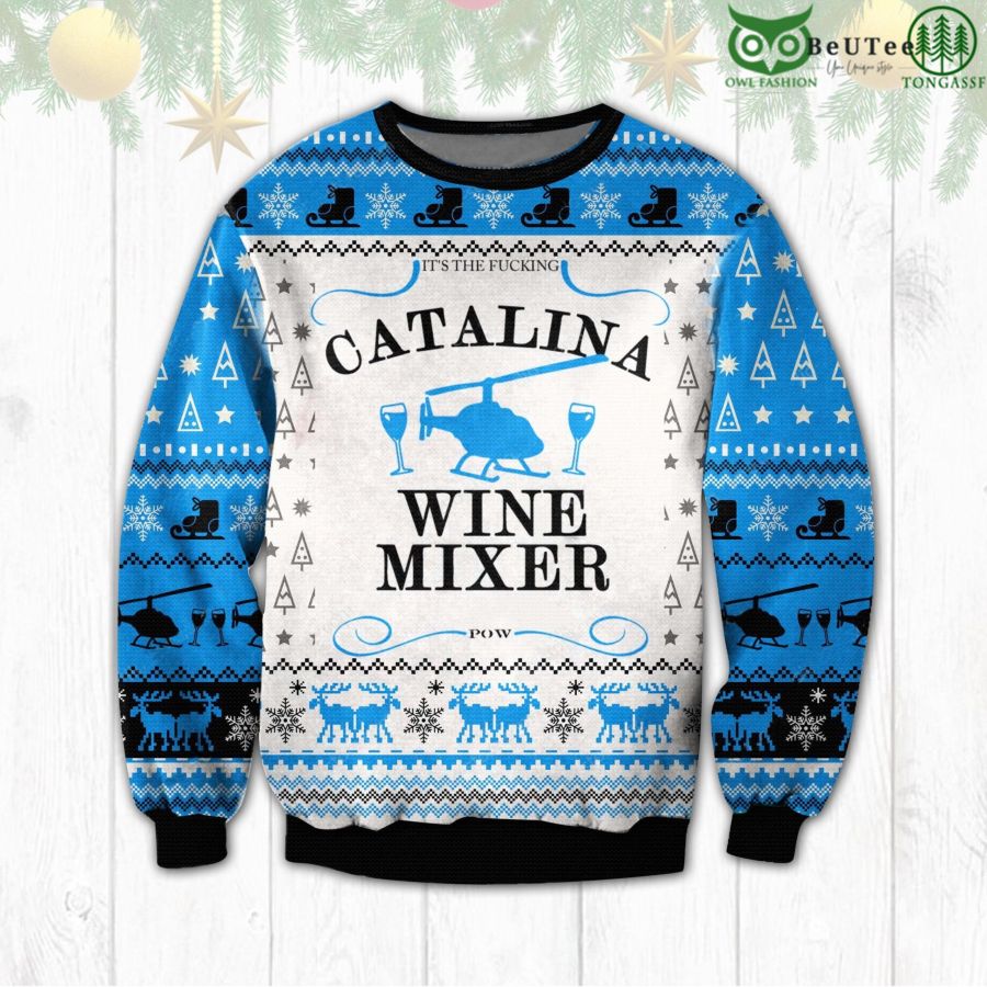 Catalina Wine Mixer Ugly Sweater Christmas