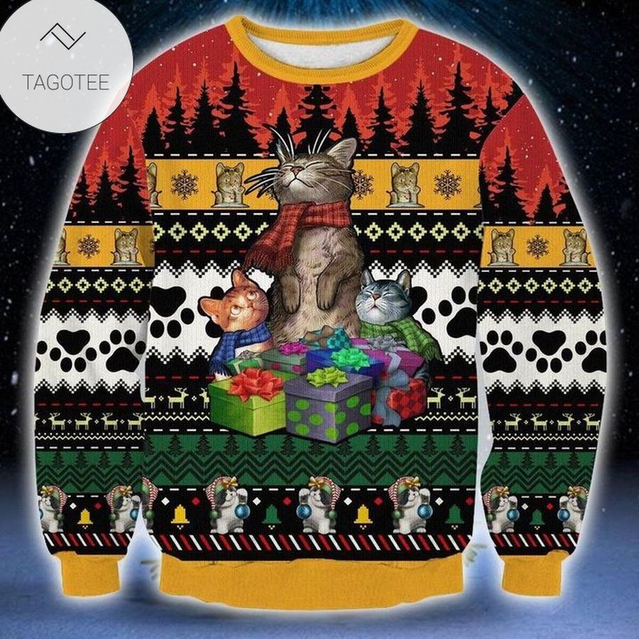 Cats Christmas Ugly Sweater