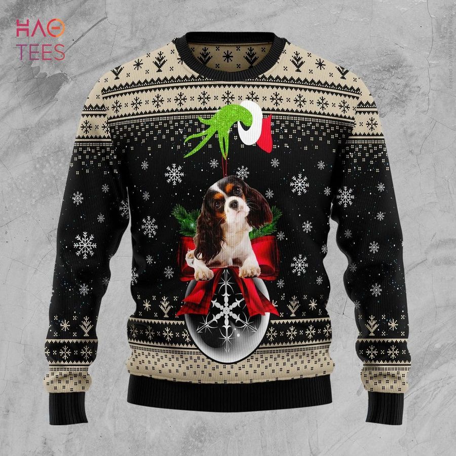 Cavalier King Charles Spaniel Xmas Ball Ugly Christmas Sweater