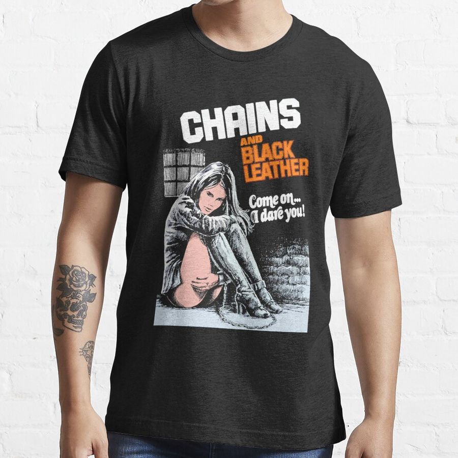 Chains and Black Leather Essential T-Shirt