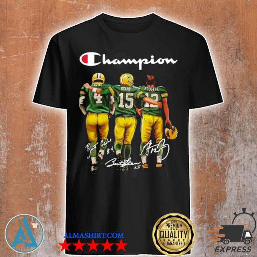 Champion green bay packer football team shirt