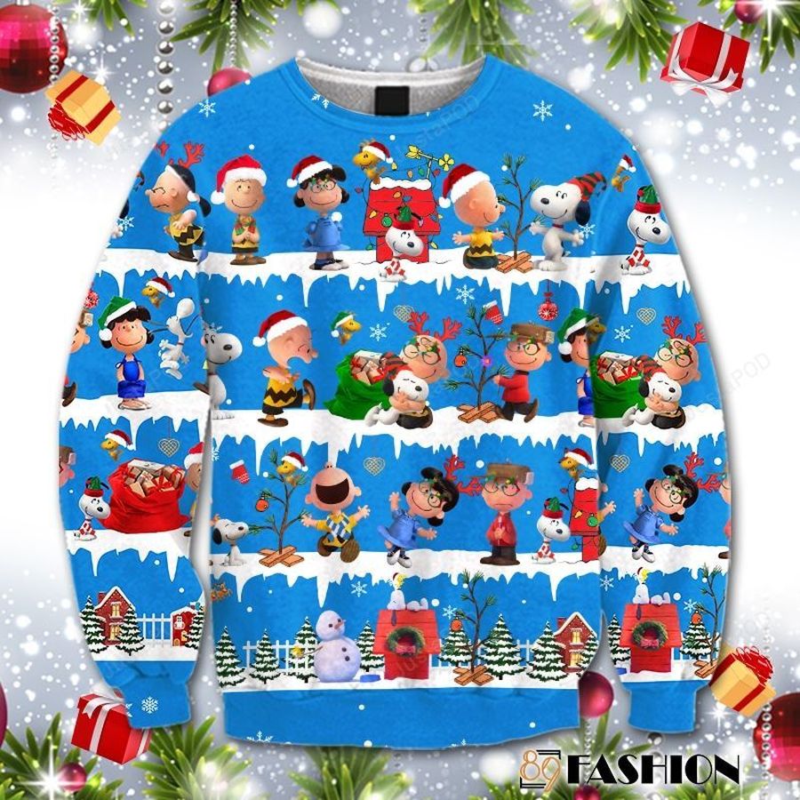 Charlie Brown Ugly Christmas Sweater, All Over Print Sweatshirt, Ugly Sweater, Christmas Sweaters, Hoodie, Sweater