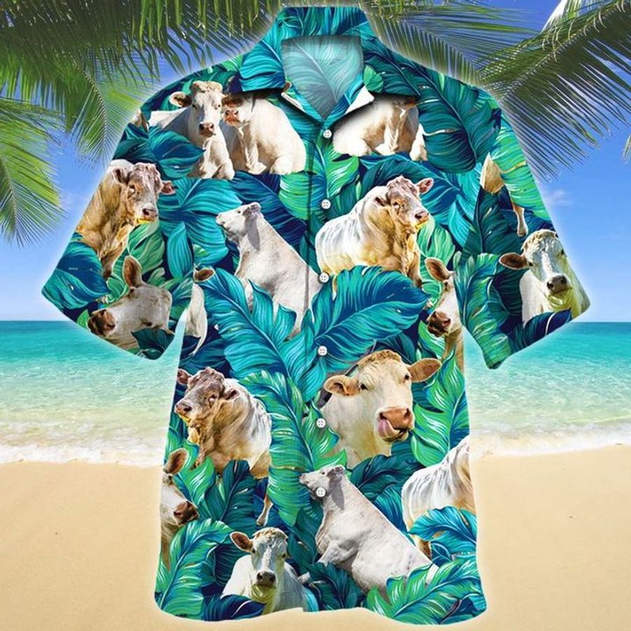 Charolais Cattle Lovers Hawaiian Shirt