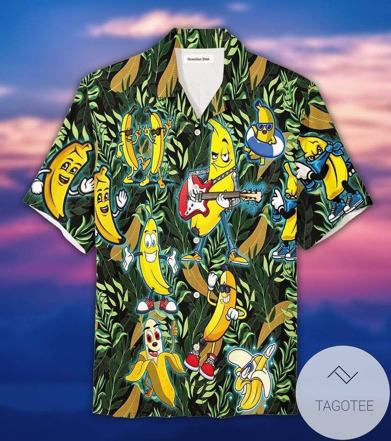 Check Out This Awesome Hawaiian Aloha Shirts Happy Bananas