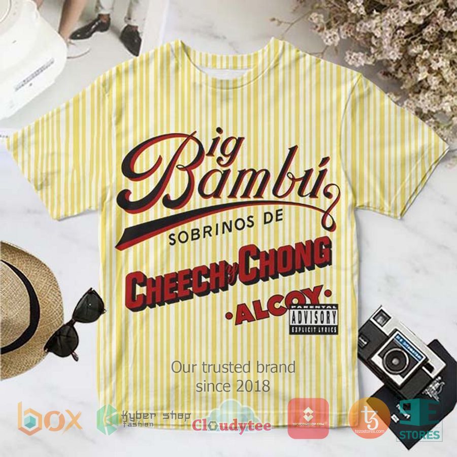 Cheech & Chong Big Bambu Album 3D T-Shirt – LIMITED EDITION