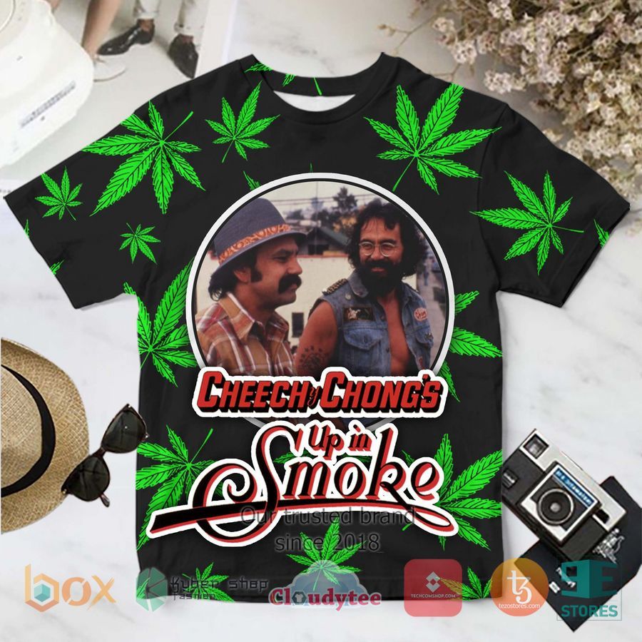 Cheech and Chong Up In Smoke, Cannabis 3D Shirt – LIMITED EDITION