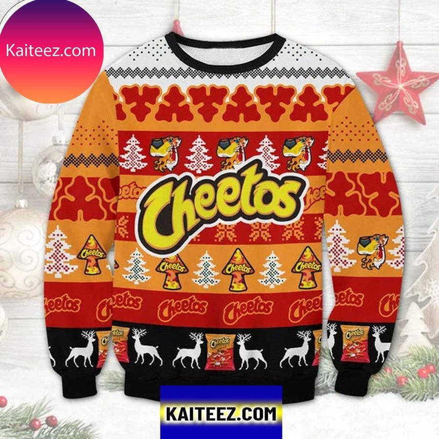 Cheetos 3D Christmas Ugly Sweater