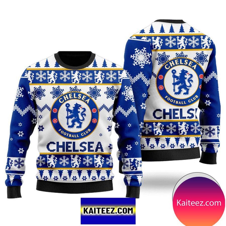 Chelsea Football Club Christmas Ugly Sweater