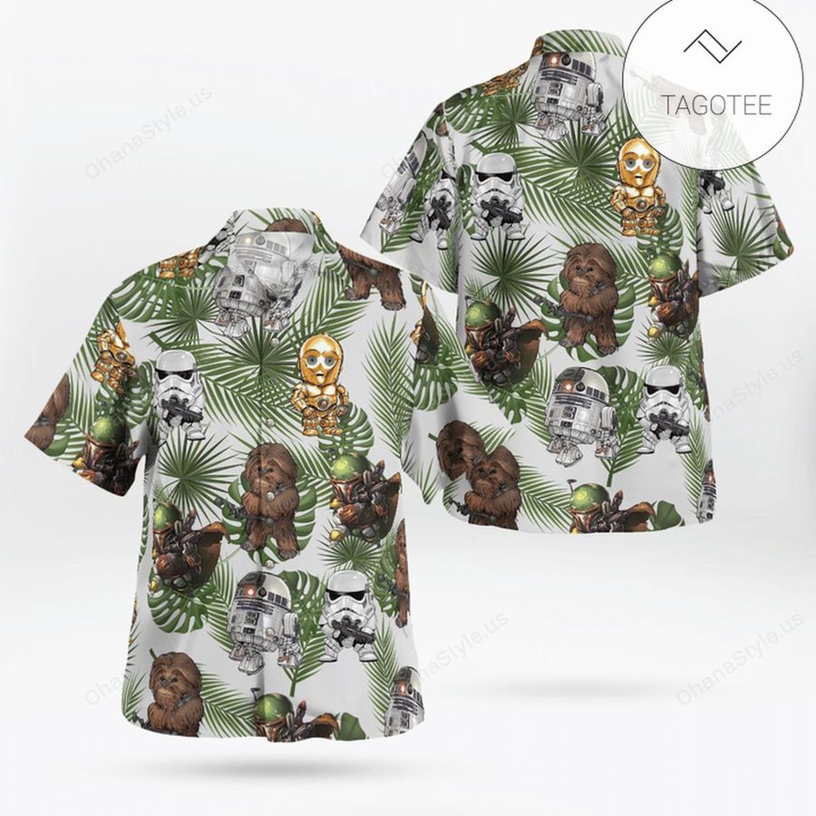 Chibi Leaves Star Wars Hawaiian Shirt