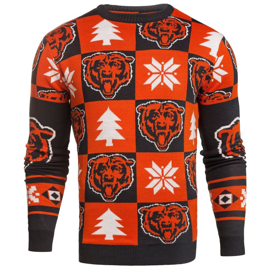 Chicago Bears NFL Ugly Christmas Sweater, All Over Print Sweatshirt, Ugly Sweater, Christmas Sweaters, Hoodie, Sweater