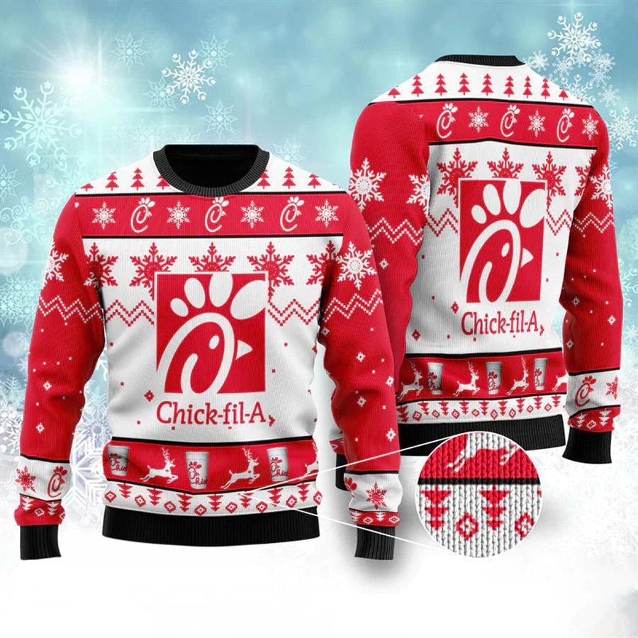 Chick-fil-a Christmas Ugly Sweater