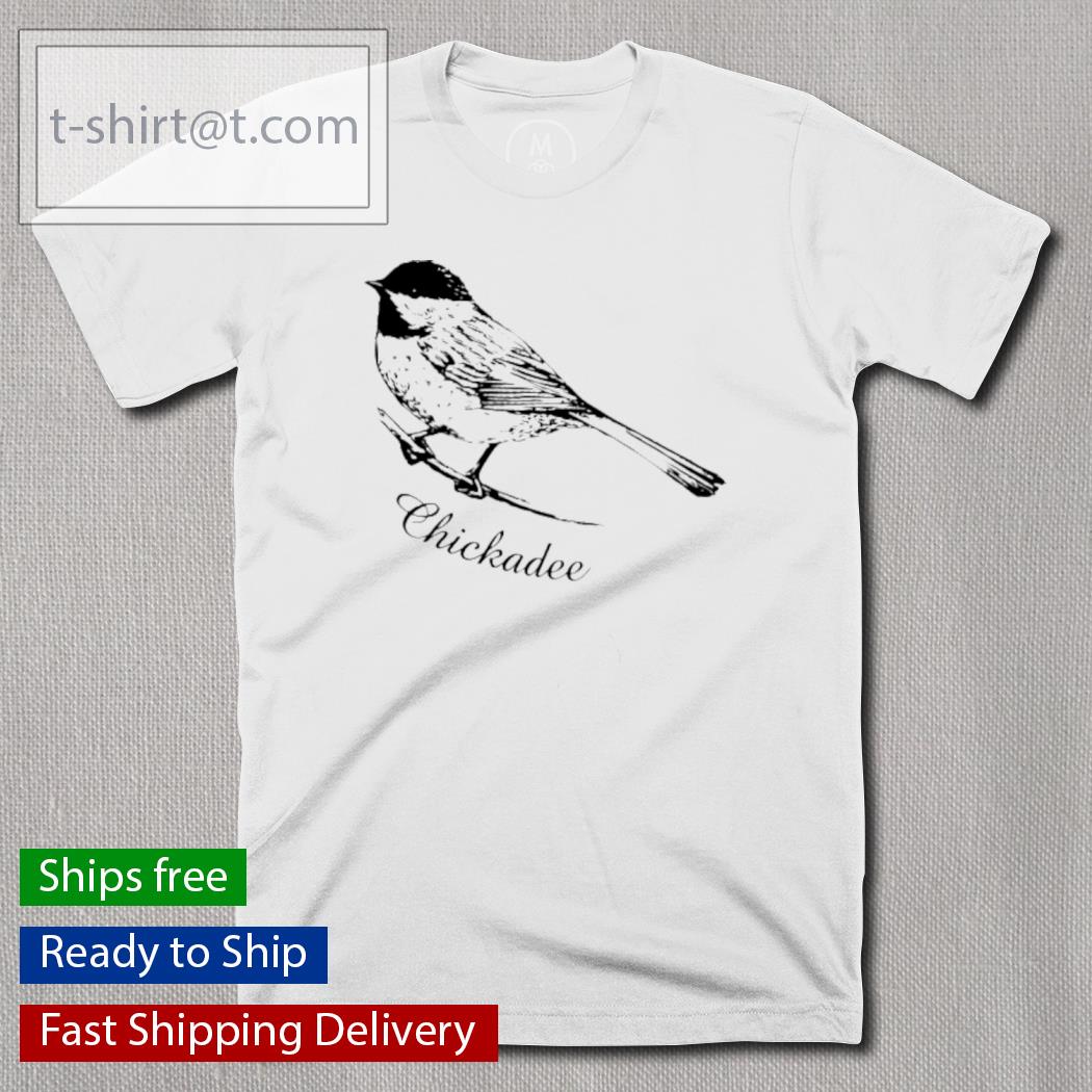 Chickadee Bird White Shirt