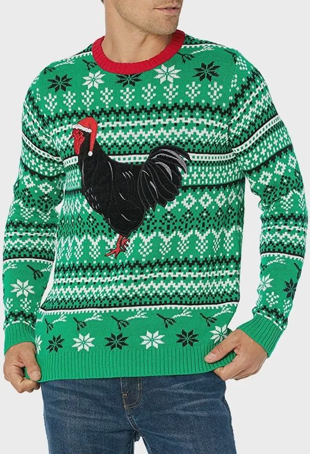 Chicken Ugly Christmas Sweater, All Over Print Sweatshirt, Ugly Sweater, Christmas Sweaters, Hoodie, Sweater