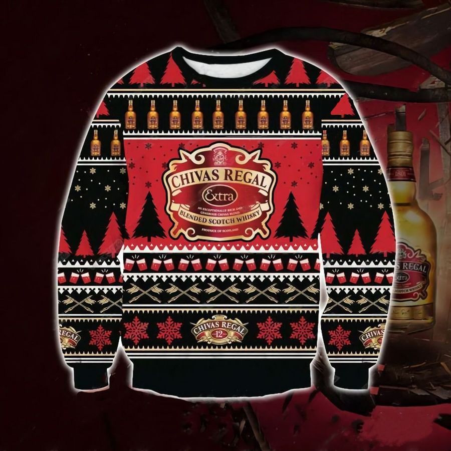 Chivas regal extra blended scotch whisky Ugly Sweater