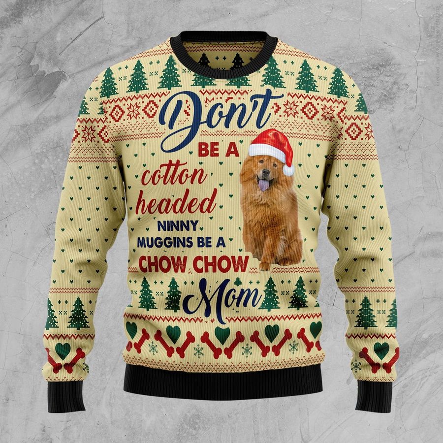 Chow Chow Mom Ugly Sweater