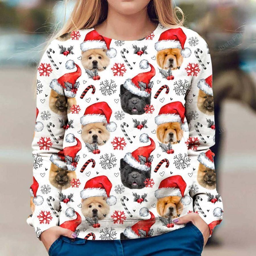 Chow Chow Ugly Christmas Sweater, All Over Print Sweatshirt, Ugly Sweater, Christmas Sweaters, Hoodie, Sweater