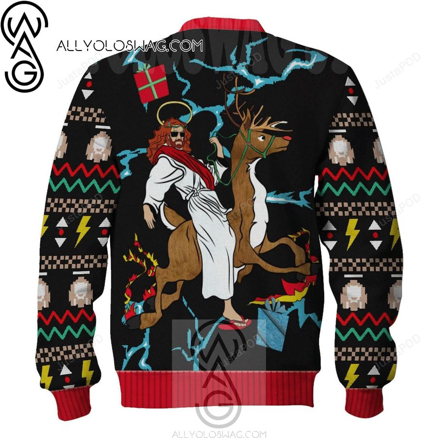 Christ Jesus Knitting Pattern Ugly Christmas Sweater