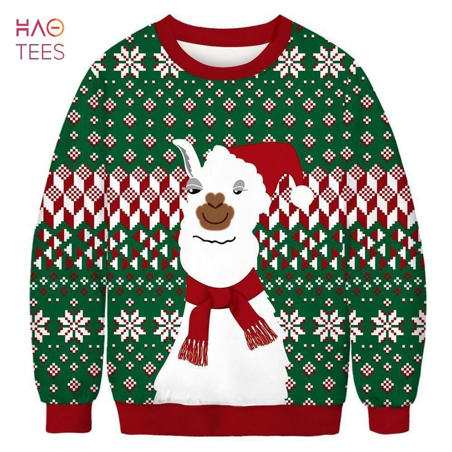 Christmas Alpaca Ugly Christmas Sweater