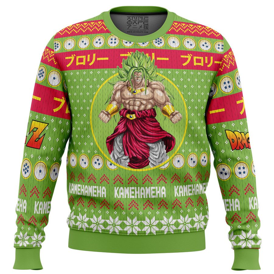 Christmas Broly Dragon Ball Z Ugly Sweater