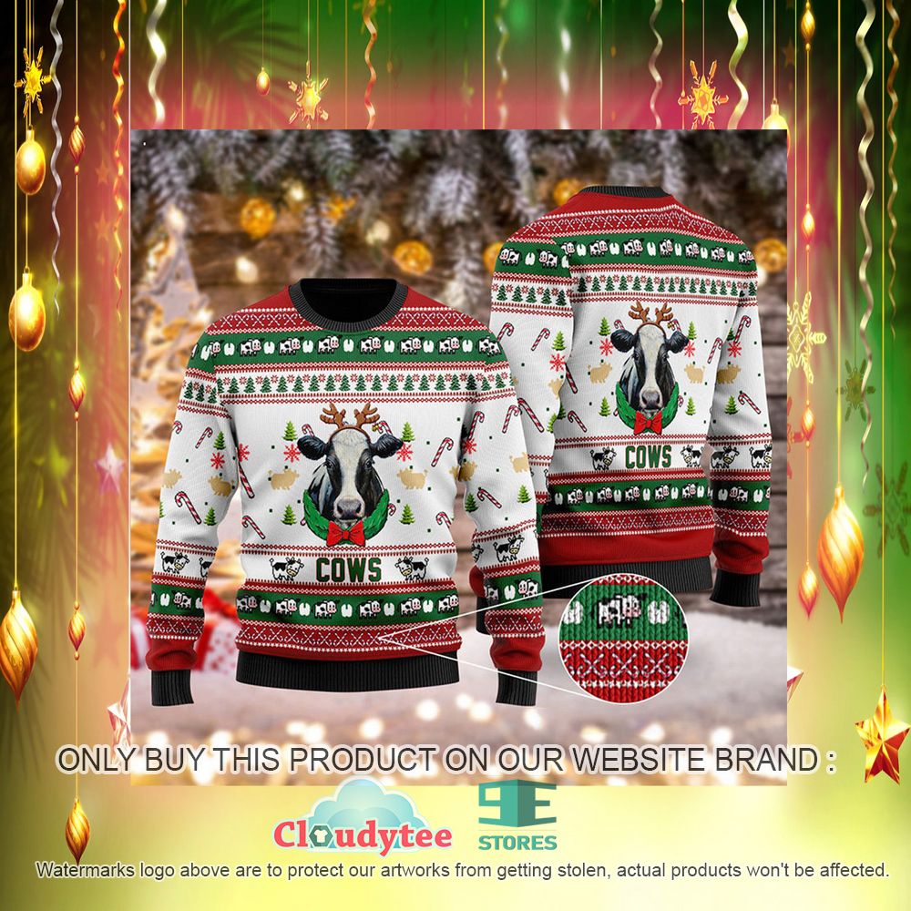 Christmas Cows In Ugly Christmas Sweater – LIMITED EDITION