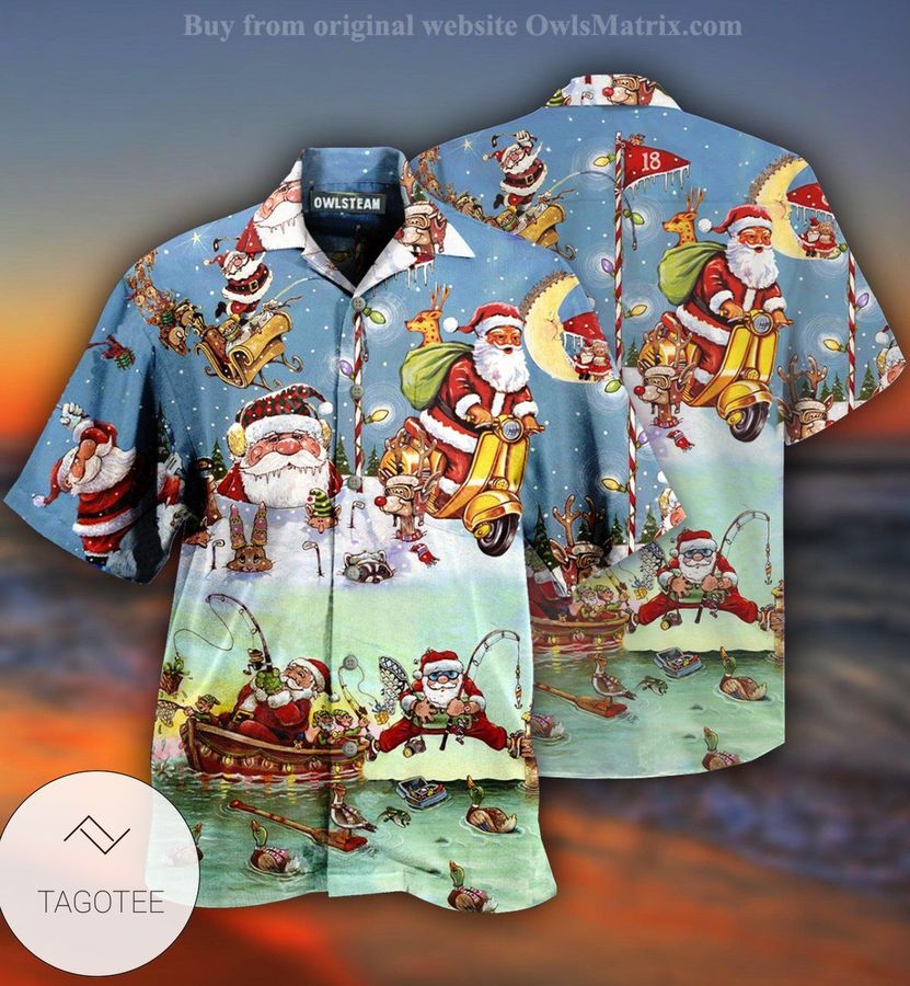 Christmas Cute Santa Claus Limited Hawaiian Shirt
