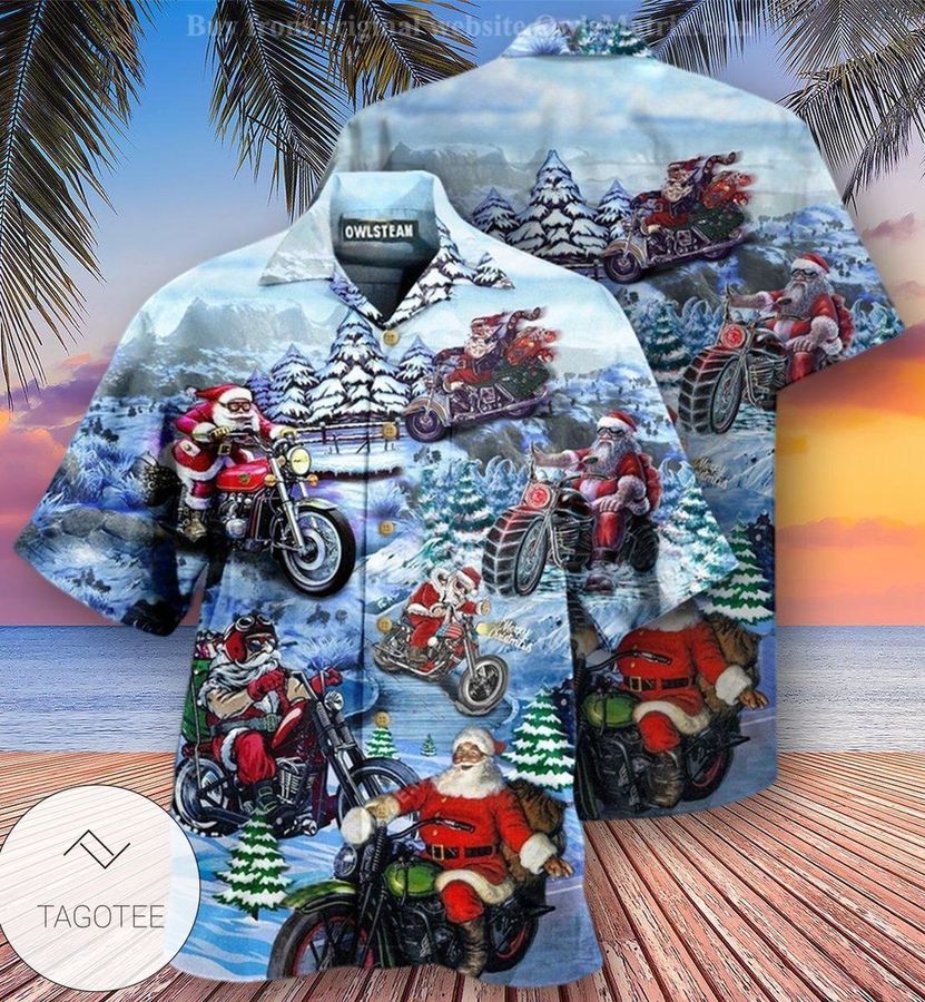 Christmas Driving With Santa Claus Edition Hawaiian Shirt