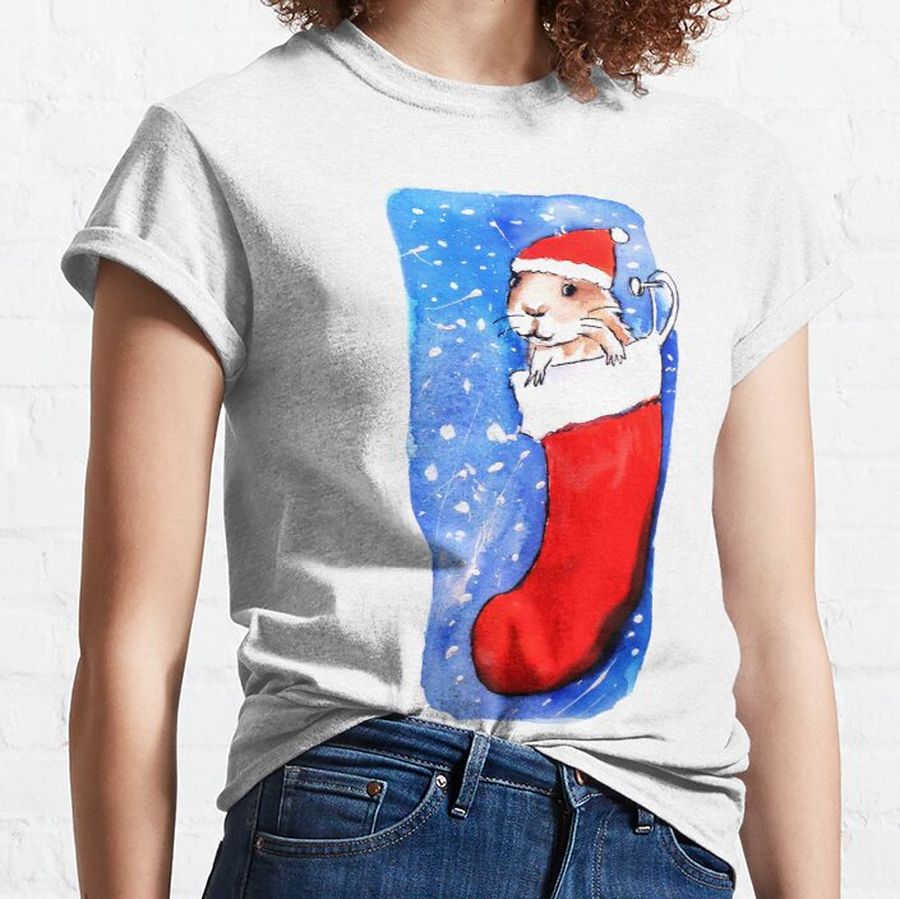 Christmas Guinea Pig Classic T-Shirt